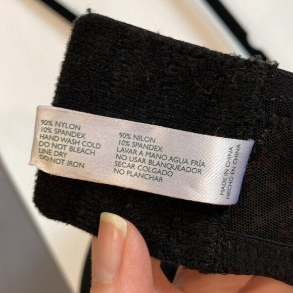 Laura Ashley Black Push-Up Bra Size 42D - Picture 8 of 9